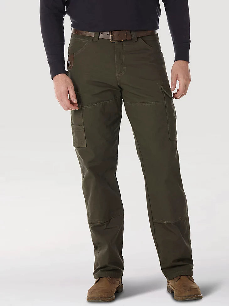 Wrangler® RIGGS® Men&#39;s Lined Ripstop Ranger Pant_Loden - Work World - Workwear, Work Boots, Safety Gear