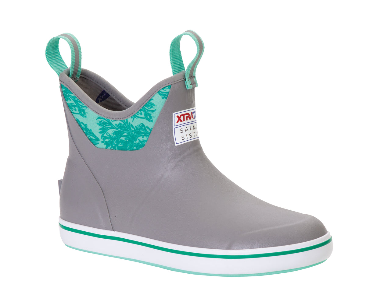 XTRATUF®Women&#39;s 6&quot; Salmon Sisters Waterproof Rubber Boot - Work World - Workwear, Work Boots, Safety Gear